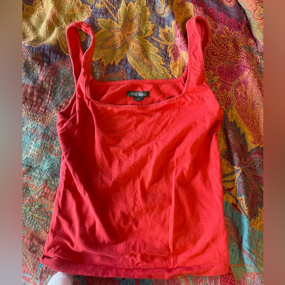 Small pink/red wild fable crop top